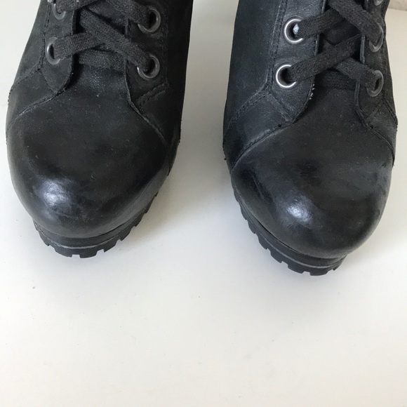 ASH lace up high heeled combat style boots - Picture 10 of 11